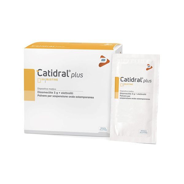 pharma line srl catidral plus 12 bustine - trattamento diarree acute e croniche