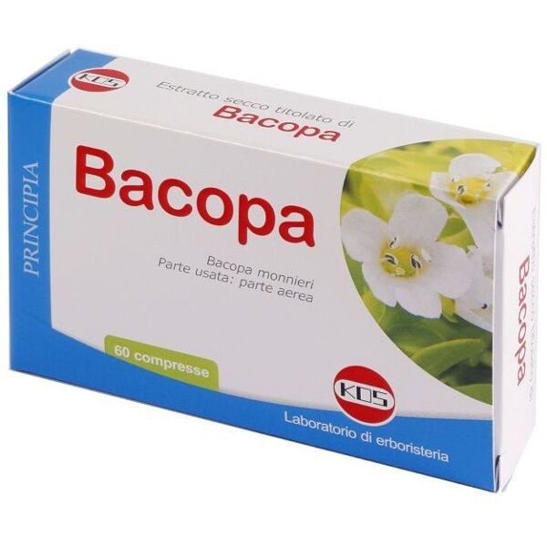 KOS Srl Bacopa Kos 60 Compresse – Integratore Naturale per Memoria e Concentrazione