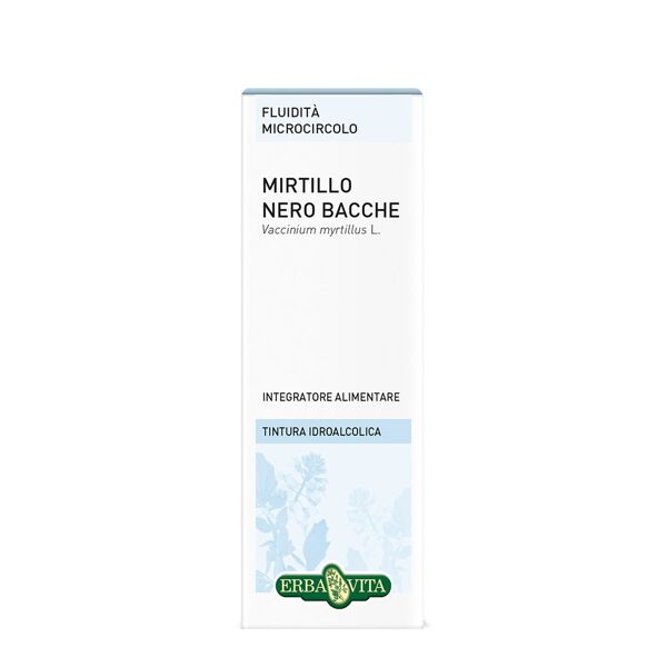 erba vita - mirtillo nero bacche tintura idroalcolica 50 ml