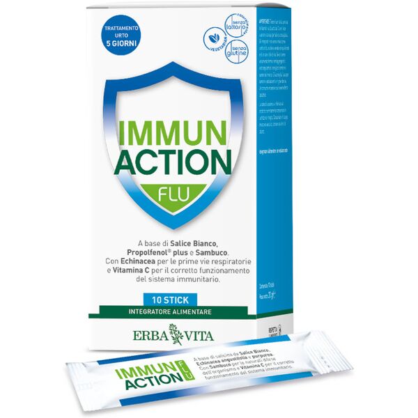 erba vita - immun action flu 10 stick pack