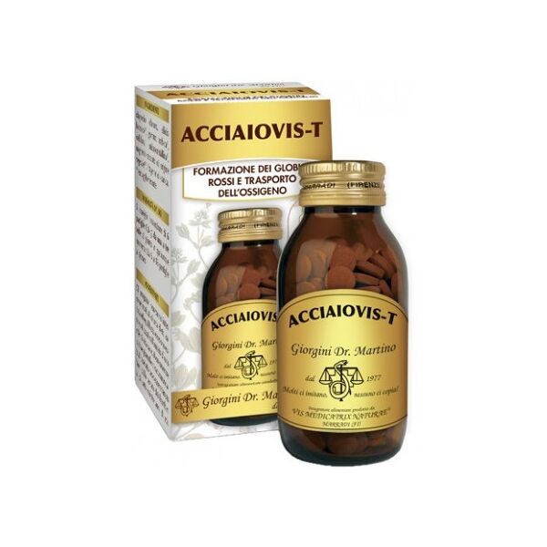 DR.GIORGINI SER-VIS Srl ACCIAIOVIS-T 60PAST GIORG - Integratore di Vitamina C e Zinco, 60 Compresse, Supporto per il Sistema Immunitario
