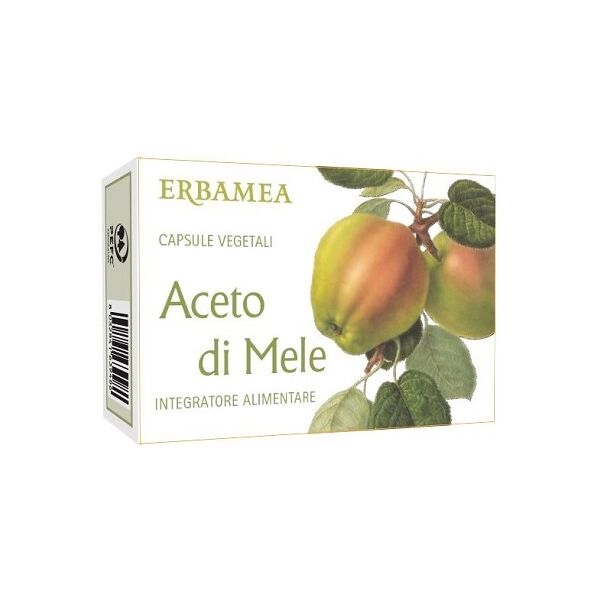 erbamea srl aceto di mele capsule - integratore per il benessere 120 capsule - marchio salute naturale