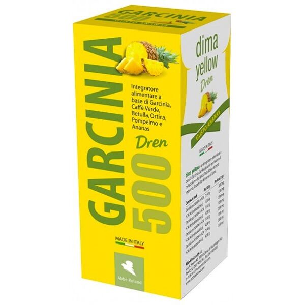 abbe'roland srl abbe roland garcinia dren 500 ananas integratore alimentare 500 ml - drenaggio e metabolismo