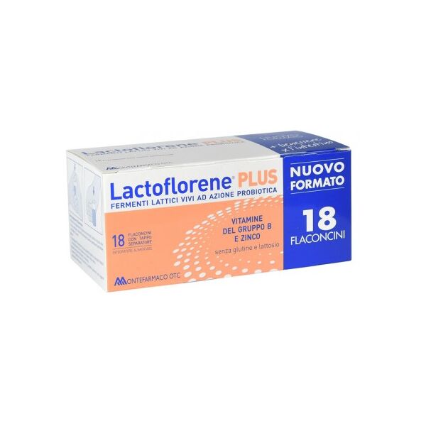 montefarmaco otc spa lactoflorene plus 18 flaconcini fl 180ml