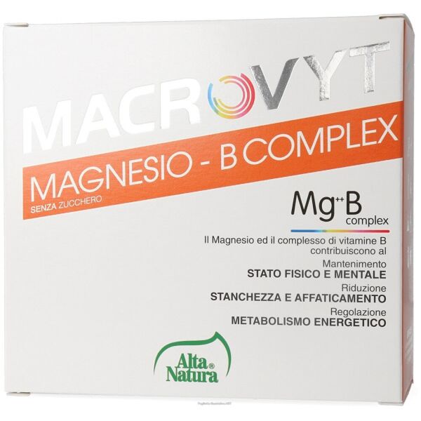 alta natura-inalme srl macrovyt - magnesio b complex 18 bustine