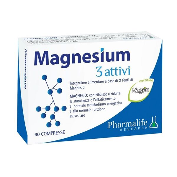 pharmalife research magnesium - 3 attivi 60 compresse