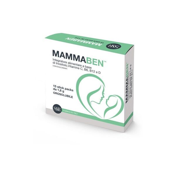 s&r farmaceutici spa mammaben integratore alimentare per la gravidanza 15 stickpack