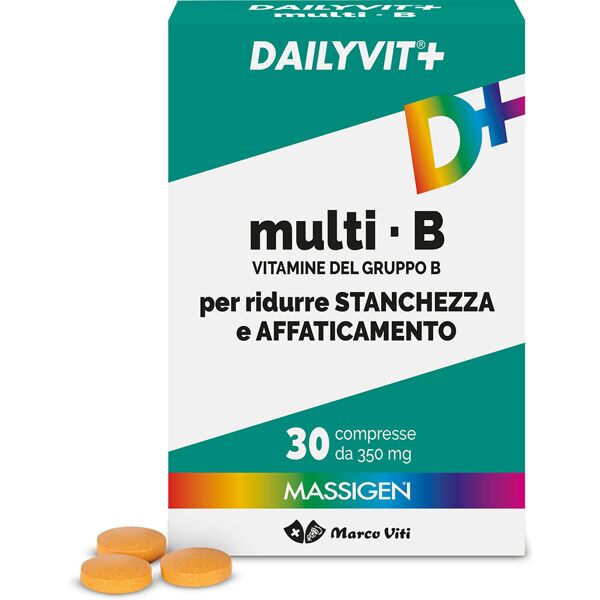 marco viti farmaceutici spa massigen linea benessere ed equilibrio dailyvit+ multi b 30 compresse