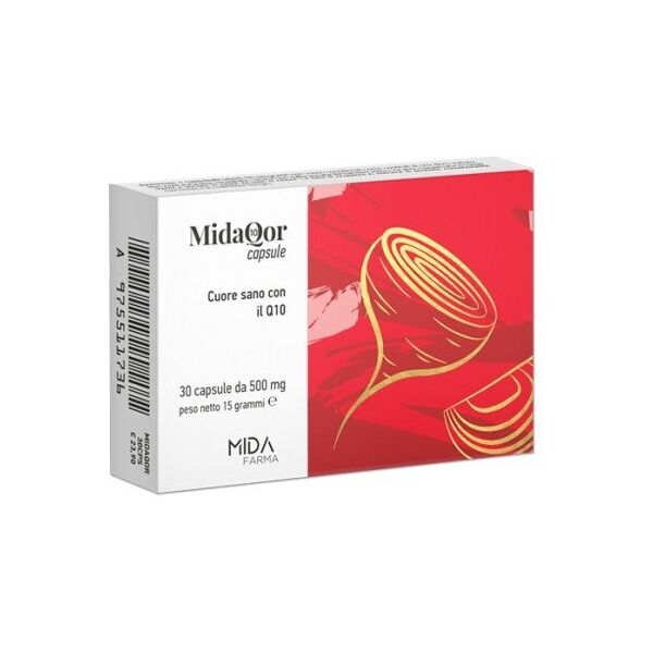 mida farmaceutici group srl midaqor integratore utile al cuore 30 capsule