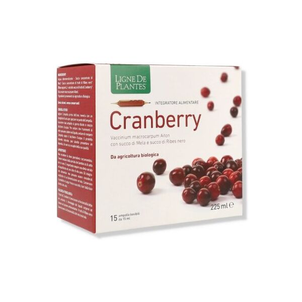 natura service srl cranberry bio 15 ampolle da 15 ml - integratore per vie urinarie e microcircolo