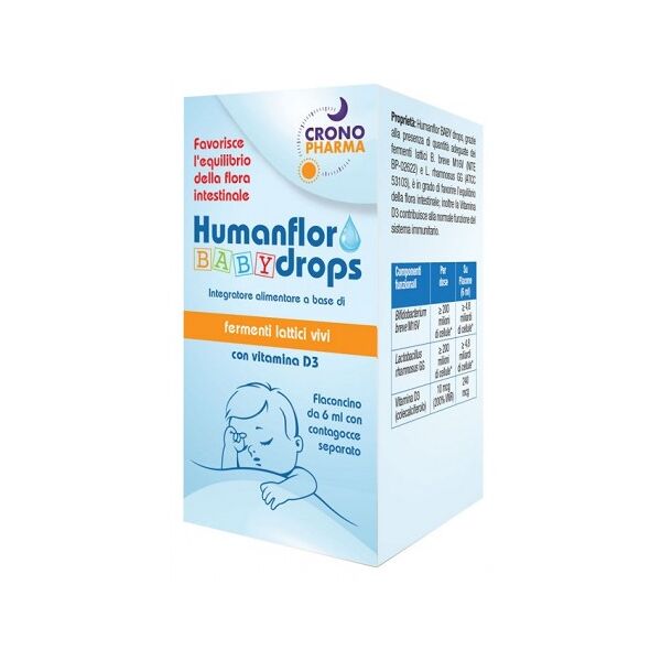 crono pharma srl humanflor baby drops 6ml