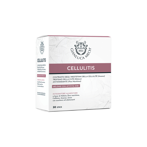 gianluca mech spa gianluca mech cellulitis 30 stick da 6g - integratore per la cellulite