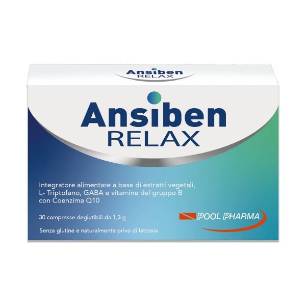 pool pharma srl ansiben relax  30 compresse