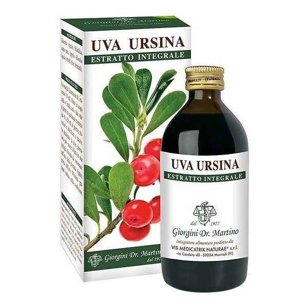 giorgini ser-vis srl dr.giorgini - uva ursina estratto integr. liquido analcolico 200 ml