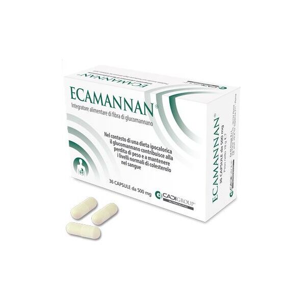 cadi group ca.di. group ecamannan 36 capsule 500 mg