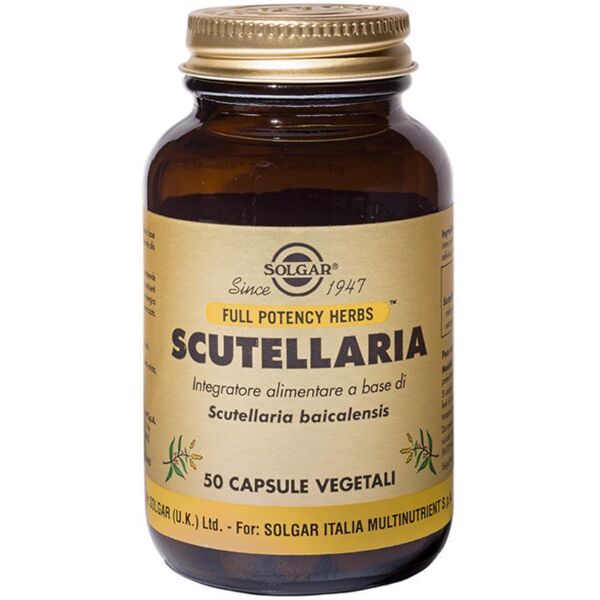 solgar it. multinutrient spa solgar - scutellaria 50 capsule vegetali - integratore di scutellaria per il benessere naturale