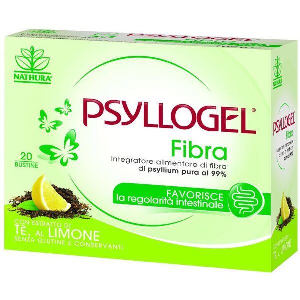 giuliani spa psyllogel fibra 20 bustine gusto tè al limone - integratore di fibre per la digestione