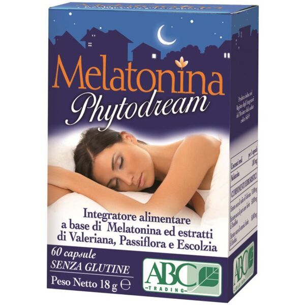 a.b.c. trading srl melatonina phytodream - 60 capsule