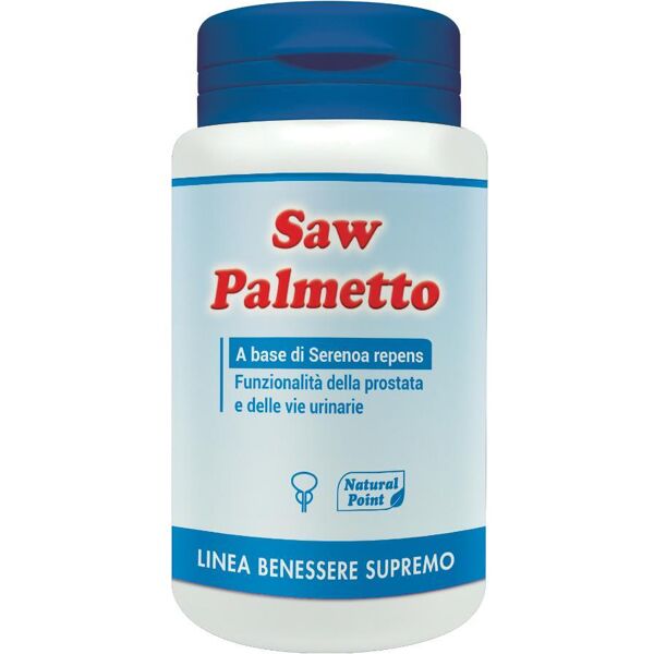 natural point saw palmetto - 60 capsule per la salute della prostata e delle vie urinarie