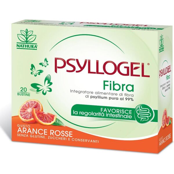 giuliani spa psyllogel fibra 20 bustine gusto arance rosse - integratore di fibre per la digestione