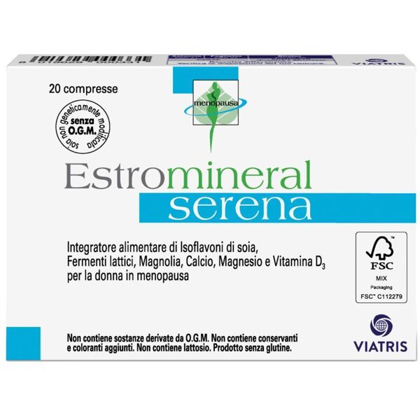 viatris ch estromineral linea menopausa serena integratore alimentare 20 compresse