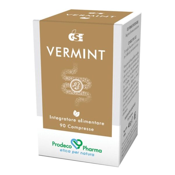 prodeco pharma srl gse vermint 90 compresse - equilibra la tua salute intestinale con l'integratore di estratto di semi di pompelmo