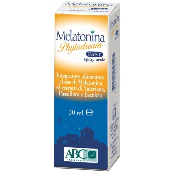 a.b.c. trading srl melatonina phytodream fast - spray orale 30ml