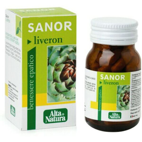 alta natura-inalme srl sanor - liveron 100 tavolette 400 mg