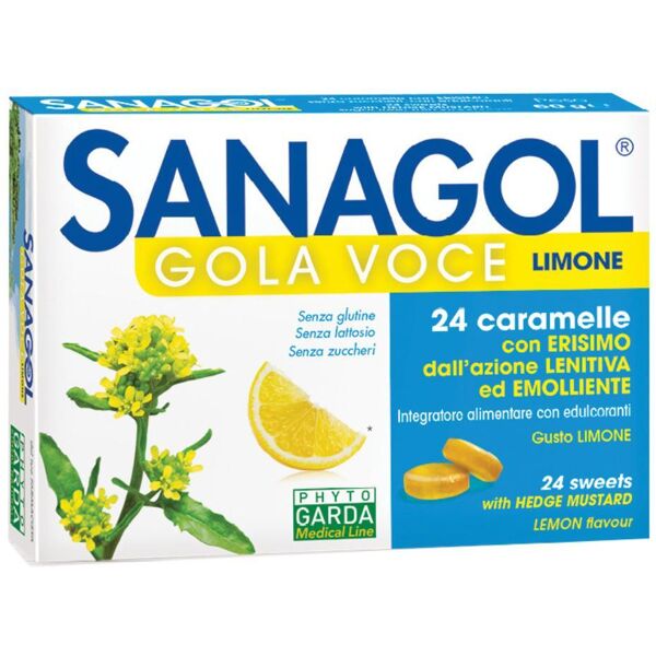 phyto garda snp sanagol gola voce 24 caramelle senza zucchero limone