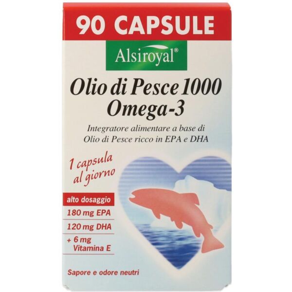 dott.c.cagnola srl olio pesce 1000 omega 3, 90 capsule - integratore di omega-3 ad alto dosaggio