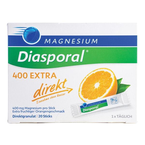 dr cagnola magnesium diasporal 400 extra direkt 20 stick da 20g - integratore di magnesio per il benessere muscolare