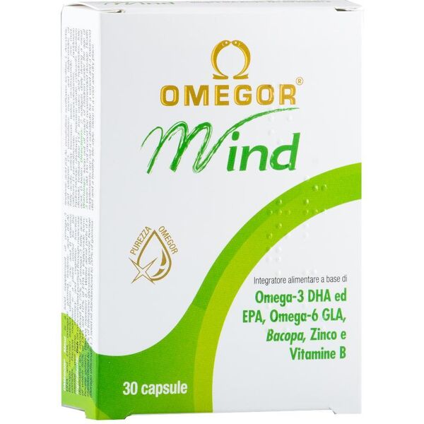 uga omegor mind - integratore per la mente - 30 capsule - supporto per la cognizione e la funzione cerebrale