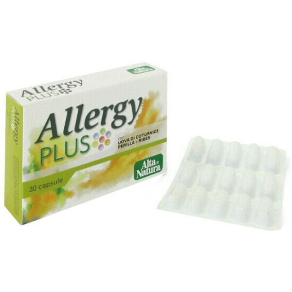 alta natura-inalme srl allergy plus 30 cps 500mg