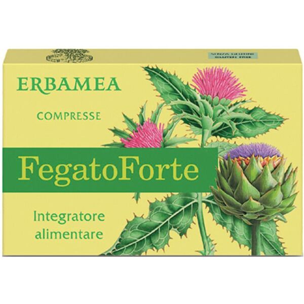 erbamea srl fegato forte - integratore alimentare per la funzionalità epatica 24 compresse