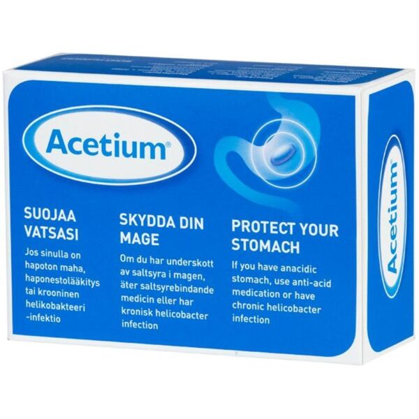 centro prodotti servizi f.srl acetium 60 cps 200mg - integratore per il controllo del fumo, 60 capsule, riduzione del fumo