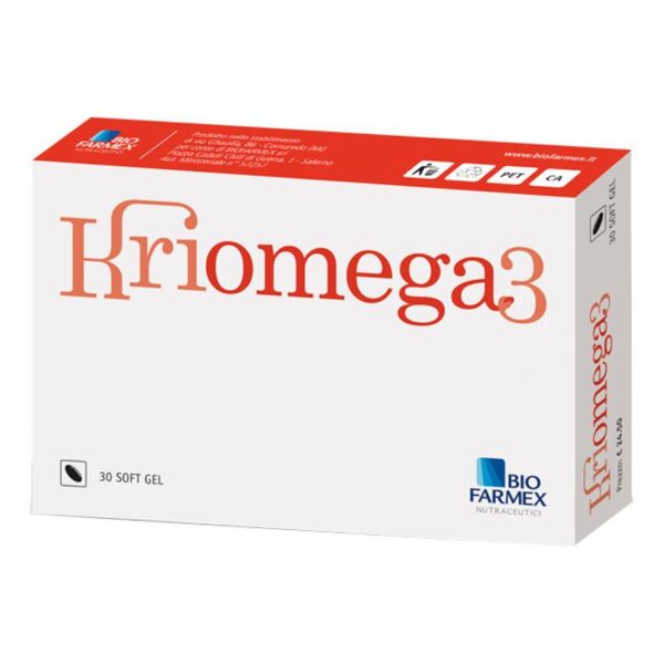 biofarmex srl kriomega 3 30 capsule softgel