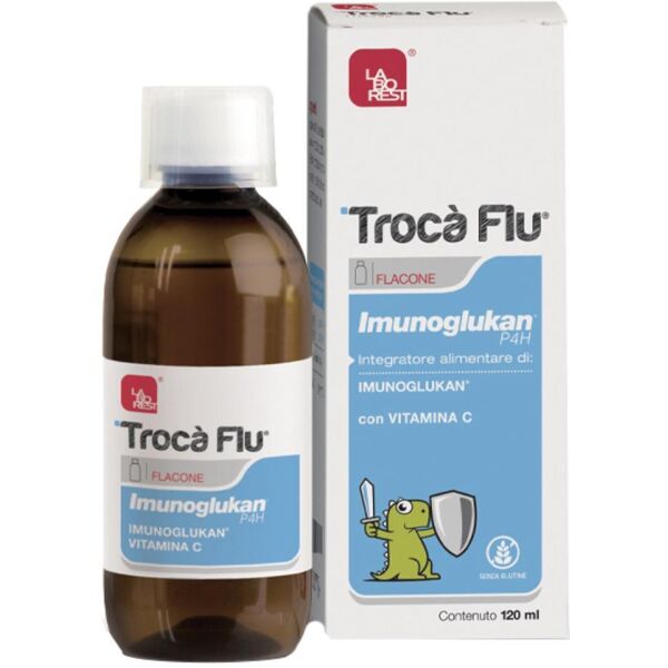 uriach italy srl troca flu sciroppo imunoglukan 120ml - uriach italy - integratore alimentare