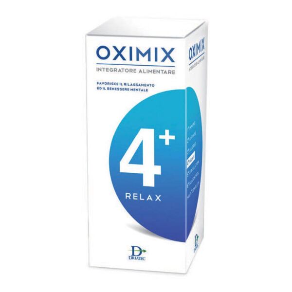 driatec srl driatec oximix 4+ relax sciroppo integratore sonno 200ml - favorisce il riposo notturno