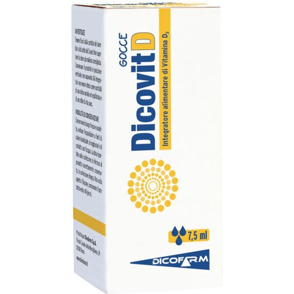 dicofarm spa dicofarm - dicovit d vitamina d3 7,5ml