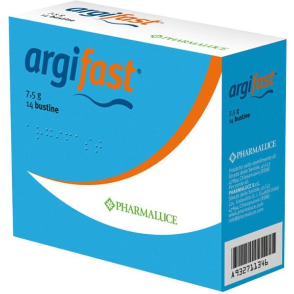 pharmaluce srl argifast 14 bustine integratore alimentare per virilità e fertilità maschile - l-arginina, coenzima q10, vitamine e tribulus