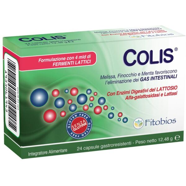 fitobios srl colis 24 capsule gastroresistenti - integratore digestivo naturale