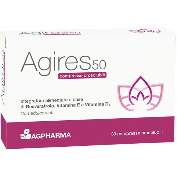 ag pharma srl agires 50 - 30 compresse orosolubili scatola 5,4 g