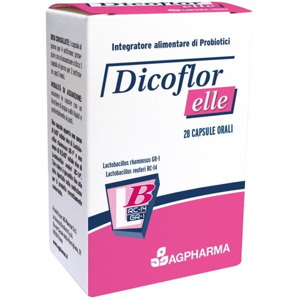 ag pharma srl dicoflor elle - equilibrio della flora batterica intestinale 28 capsule