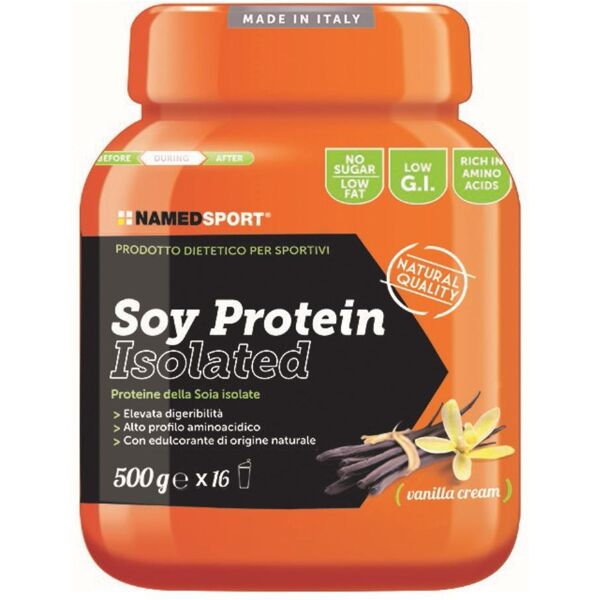 namedsport srl named sport - soy protein isolate vanilla cream polvere 500g