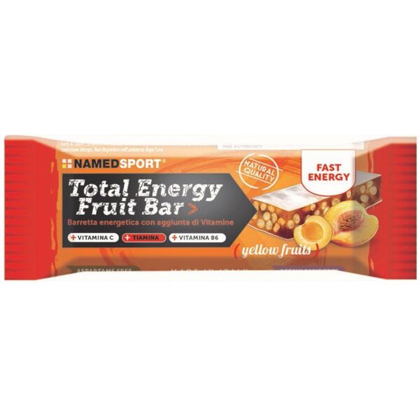 namedsport srl named sport - total energy fruit bar 35g gusto frutti gialli - barretta energetica per prestazioni ottimali