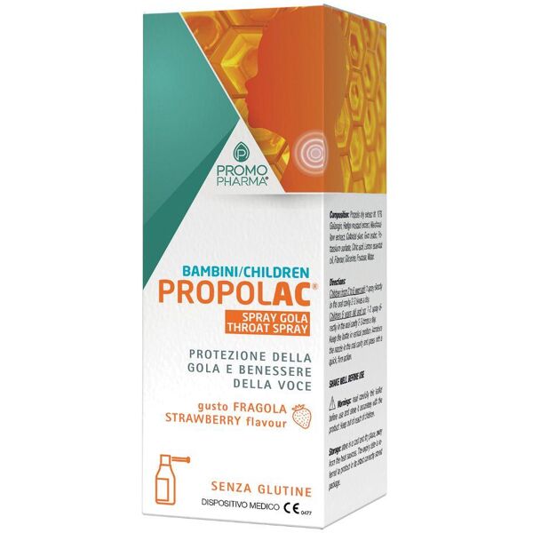 promopharma spa propol ac - spray gola bimbi 30ml, rimedio naturale per il benessere respiratorio dei bambini