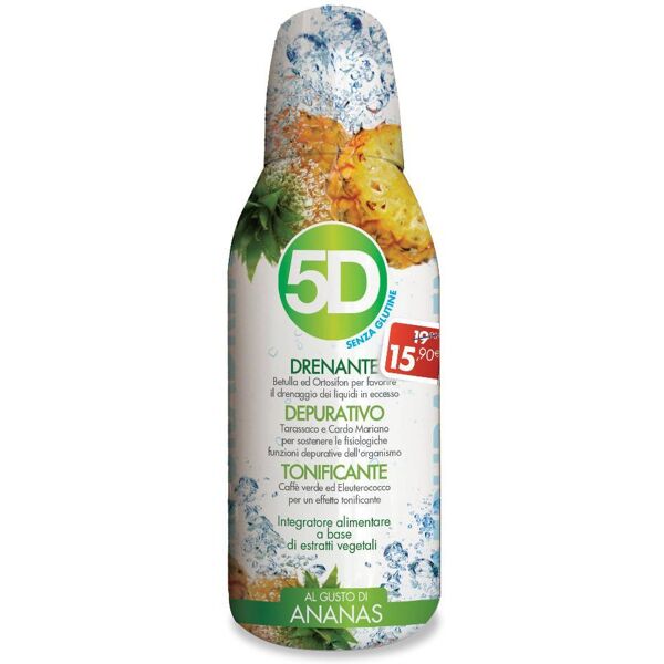 cantassium benessere 1968 srl 5d sleever ananas 500ml - integratore nutrizionale all'ananas per il tuo benessere