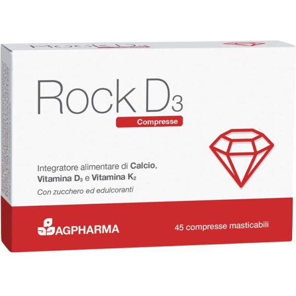 ag pharma srl rock d3 - confezione 45 compresse masticabili