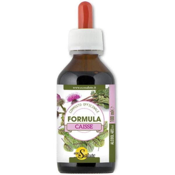SPAZIO ECOSALUTE Srl Formula Caisse Tintura Madre 100ml - Integratore Alimentare a Base di Bardana e Ortica