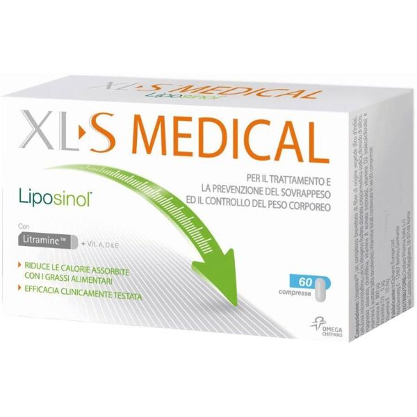 perrigo xl-s medical liposinol 60 compresse - integratore per dimagrire con formula avanzata